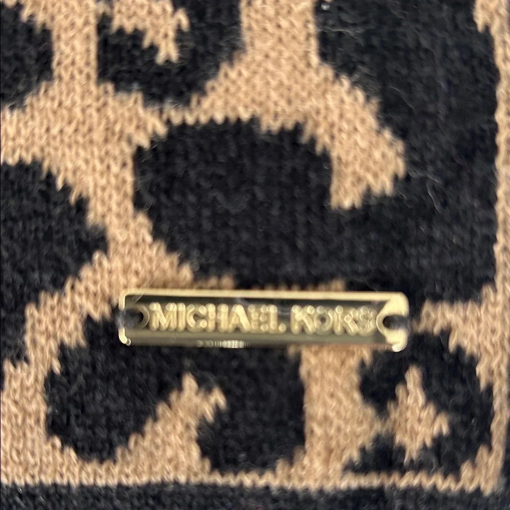 Michael Kors Leopard Print Scarf